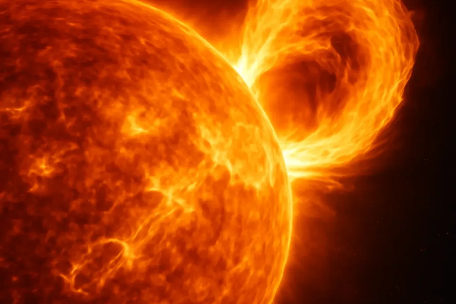 Représentation graphique du cycle solaire 25 et de son pic d'activité en 2025-2026