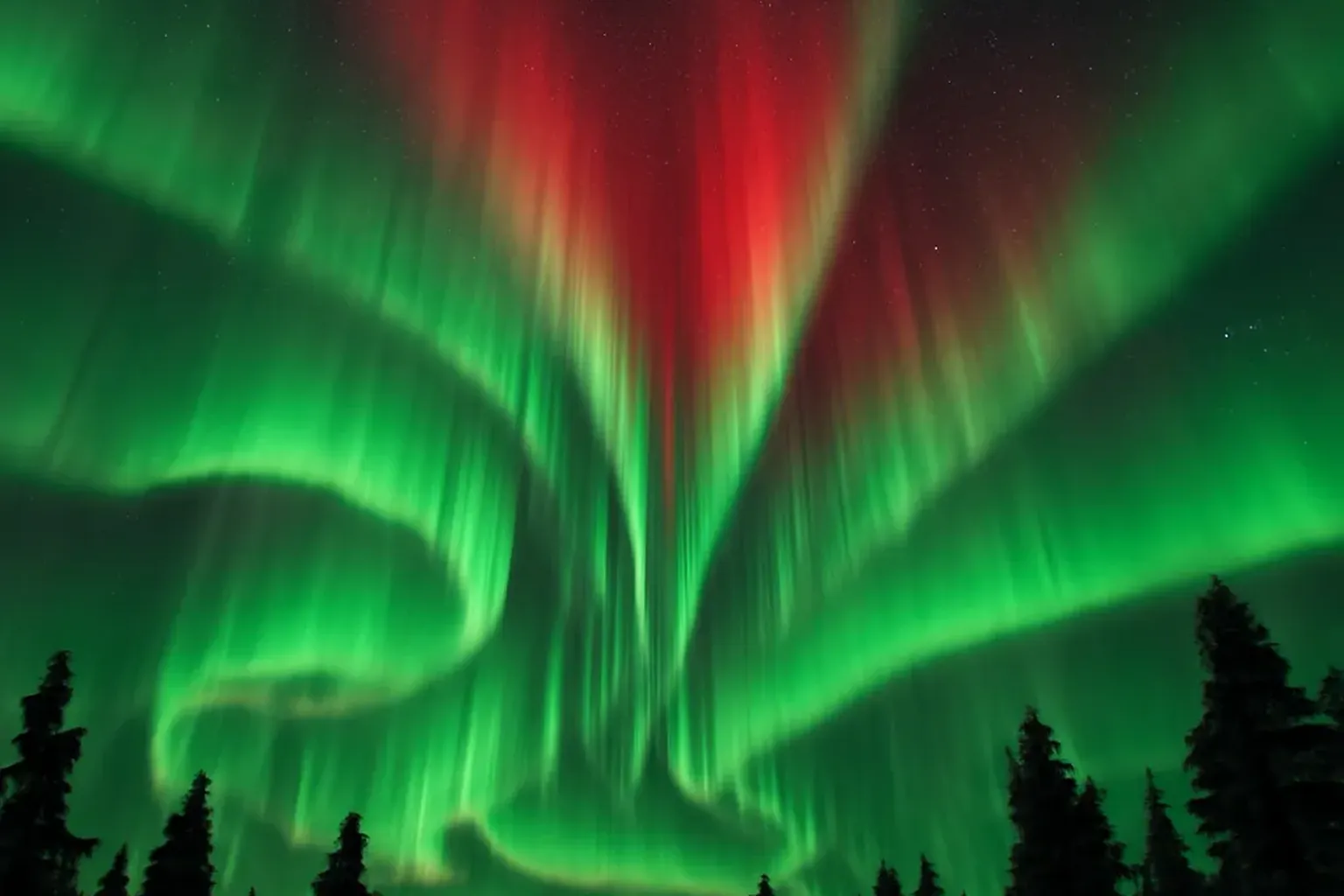Carte de l'ovale auroral autour du pole nord magnetique avec zones d'observation privilegiees