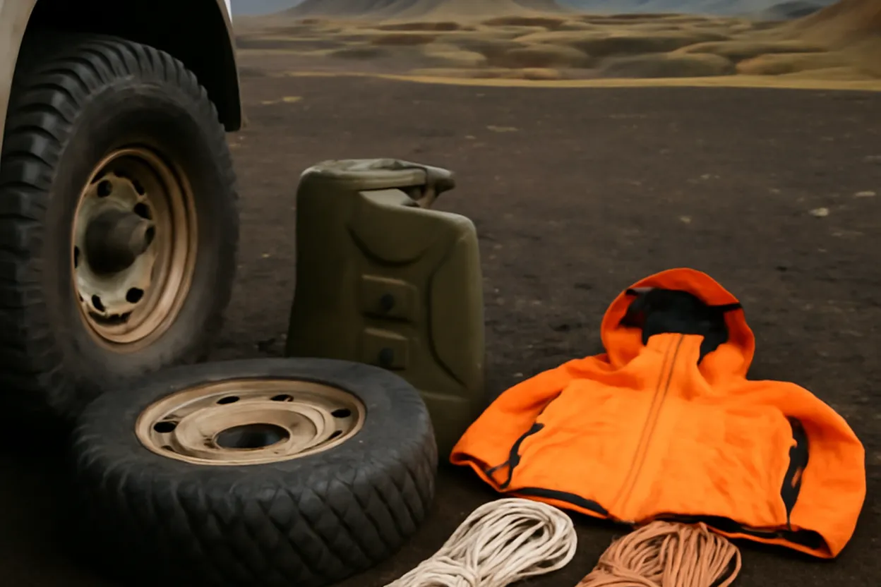 Équipement de sécurité essentiel pour un 4x4 dans les Highlands islandais