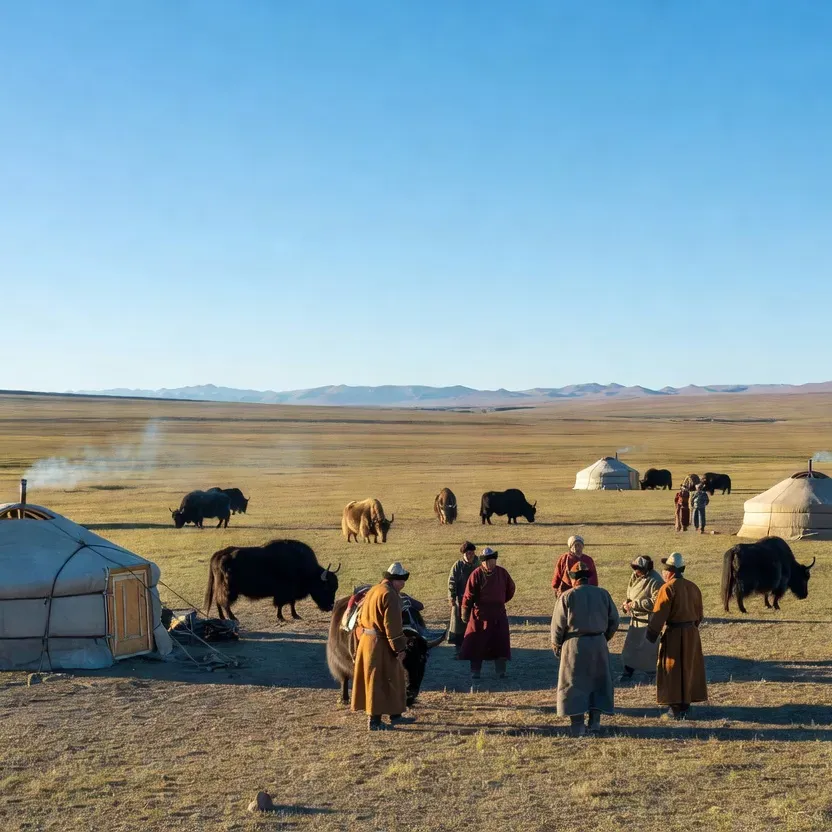 Portrait de Bat-Erdene Dorj, éleveur nomade près du lac Khovsgol