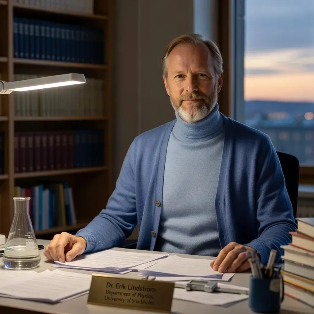 Portrait du Dr Erik Lindström, chronobiologiste à l'Université d'Umeå, Suède