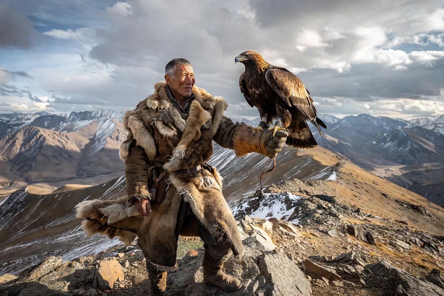 Trek dans l'Altai mongol : aigles royaux et vallees secretes
