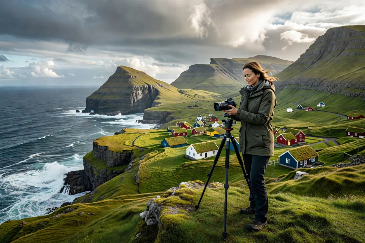 Îles Féroé : entretien avec une photographe de paysages sur les villages, cascades et falaises 2026