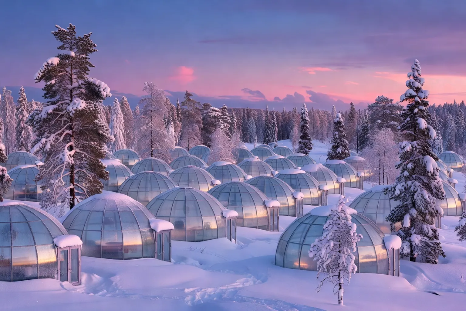 Dormir dans un igloo de verre a Kakslauttanen : recit d'une nuit