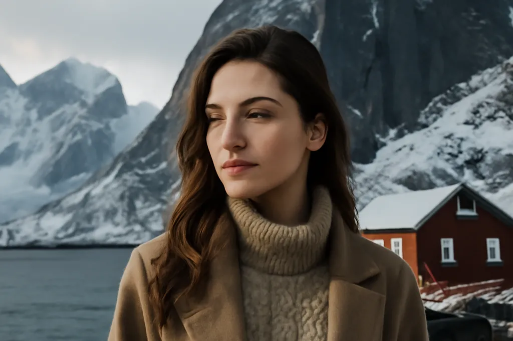 Iles Lofoten en hiver : aurores boreales et villages de peche