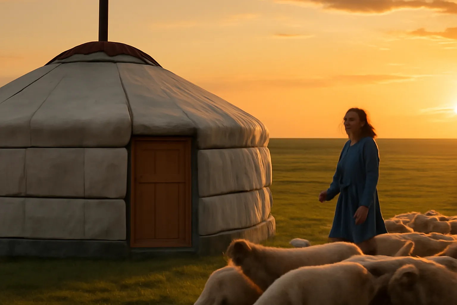 Vivre en yourte chez les nomades mongols : codes et experience